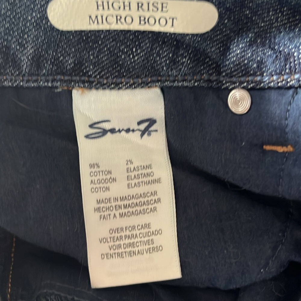 Seven7 High Rise Micro Boot Jeans - Picture 3 of 8